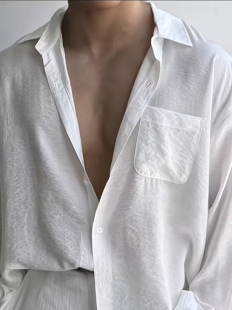 2-Piece Summer Casual Shirt & Pants Set