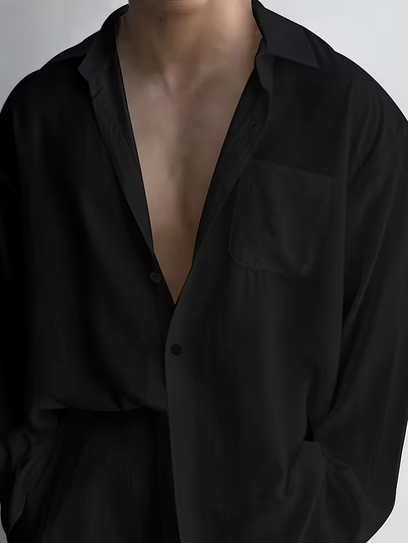 2-Piece Summer Casual Shirt & Pants Set